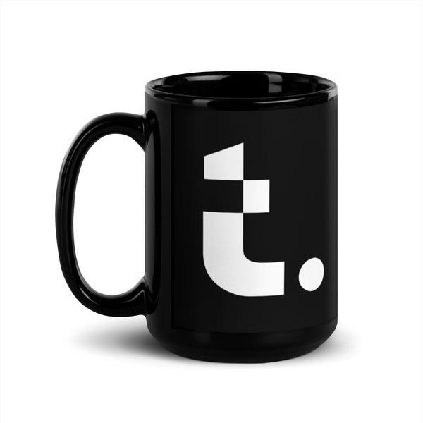 Trust Christ & Calm Down Black Glossy Mug 15 oz - Theocast